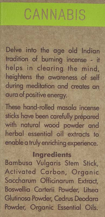 Encens bâtons cannabis bio