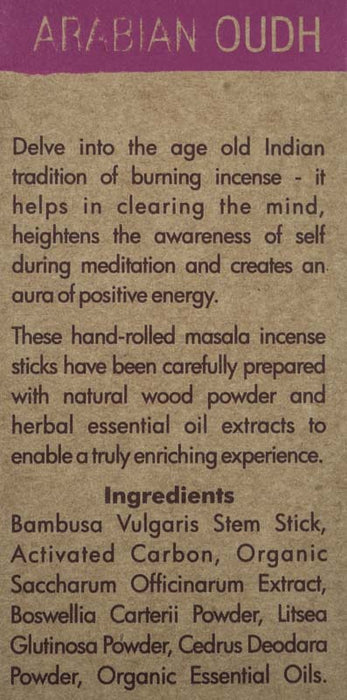 Incense sticks Organic Arabian Oudh
