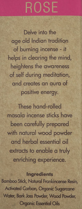 Incense Sticks Rose Organic