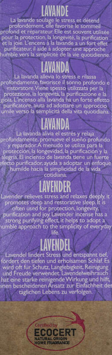 Räucherstäbchen Herbio 100% natürlich - Lavendel 25g