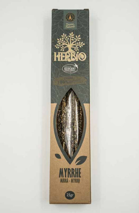 Räucherstäbchen Herbio 100% natürlich - Myrrhe 25g