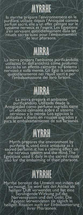 Räucherstäbchen Herbio 100% natürlich - Myrrhe 25g