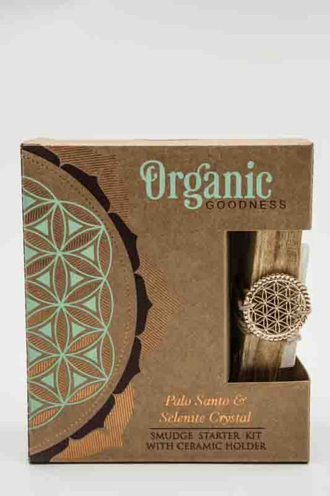 Organic Palo Santo & Selenit Kristall Starter Kit
