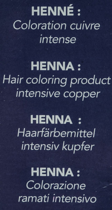Hennapulver Hennedrog (10er Packung) - MAIN DE FATIMA - Intensiv Kupfer