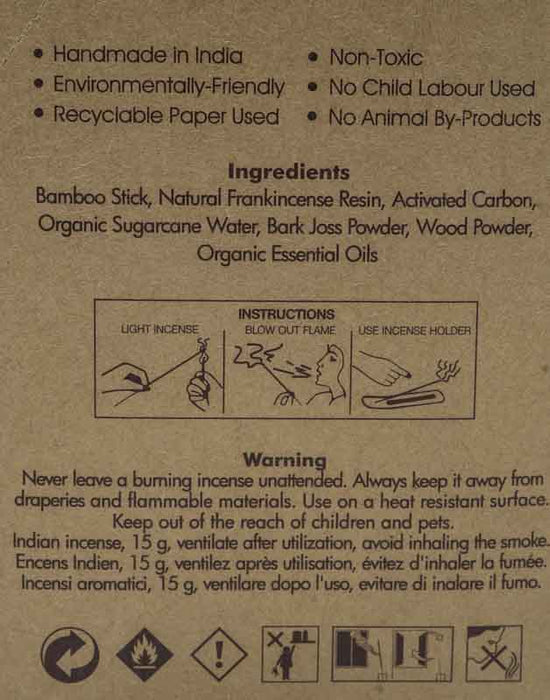 Räucherstäbchen (12er Packung) - ORGANIC Frankincense
