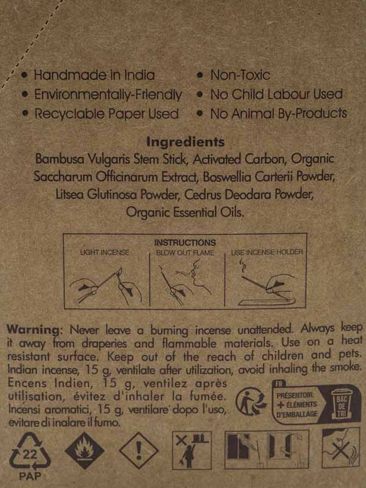 Räucherstäbchen (12er Packung) - ORGANIC Palo Santo