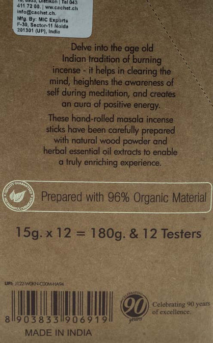 Räucherstäbchen (12er Packung) - ORGANIC Palo Santo