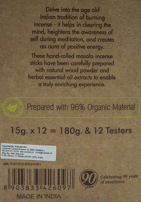 Incense Sticks (Pack of 12) - ORGANIC Cannabis