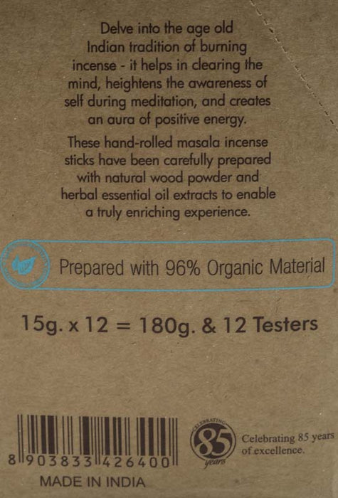 Räucherstäbchen (12er Packung) - ORGANIC Nag Champa