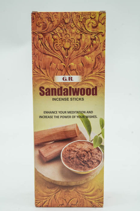 Räucherstäbchen (6er Packung) - HEXAGON Sandalwood (Sandelholz) 20 gr.