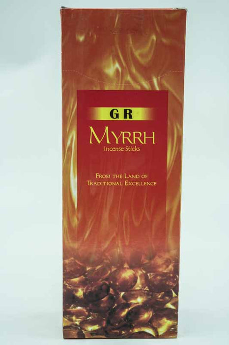 Räucherstäbchen (6er Packung) - HEXAGON Myrrhe 20 gr.