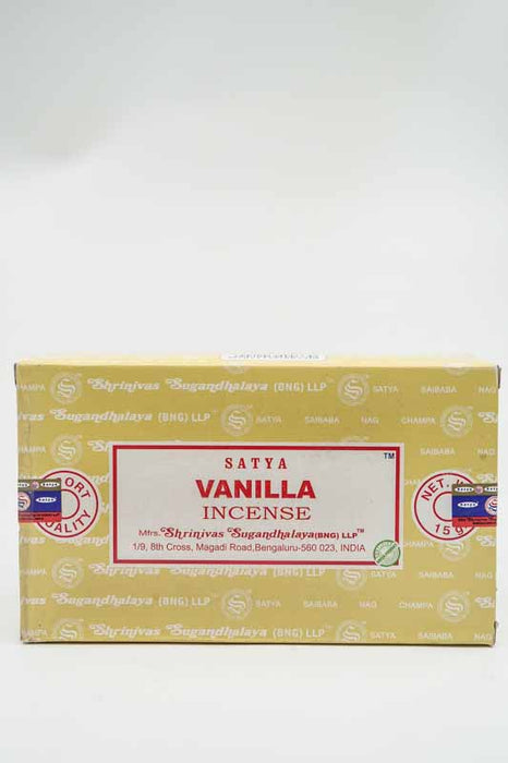 Räucherstäbchen (12er Packung) - SATYA Vanilla 15 gr.