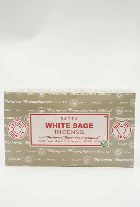 Incense sticks (pack of 12) - SATYA White Sage 15 gr.