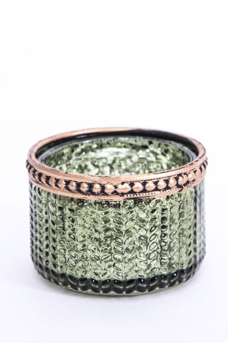 Lantern olive green 6.5x6.5x4 cm