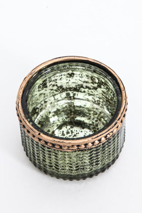 Lantern olive green 6.5x6.5x4 cm