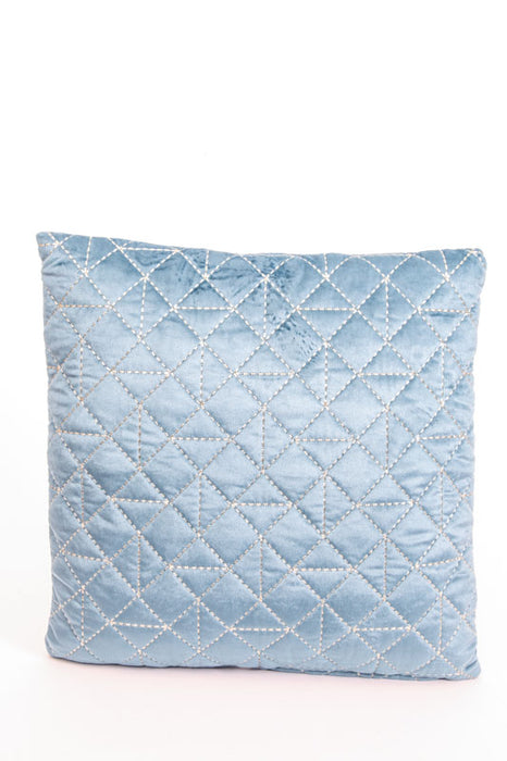 Coussin Zari pétrole 45x45cm