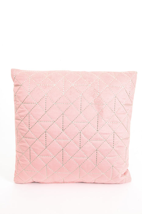 Coussin Zari rose clair 45x45cm