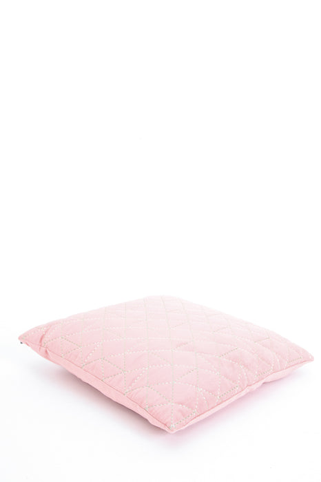 Coussin Zari rose clair 45x45cm