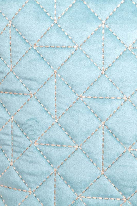 Coussin Zari turquoise clair 45x45cm