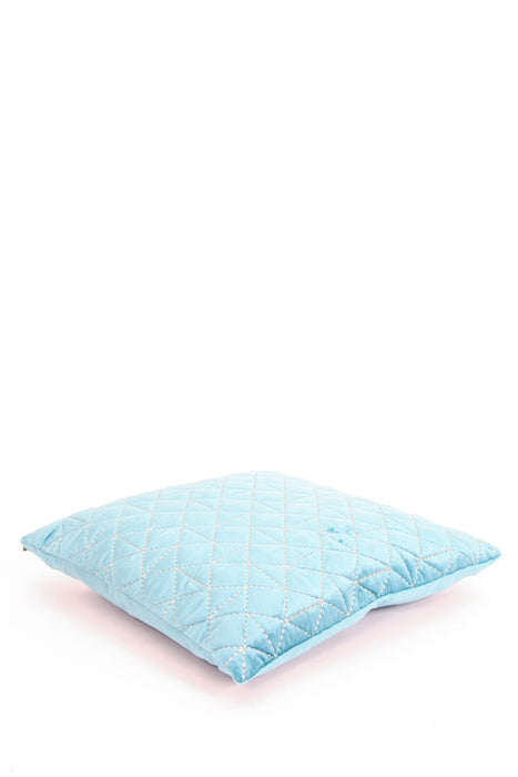 Coussin Zari turquoise clair 45x45cm