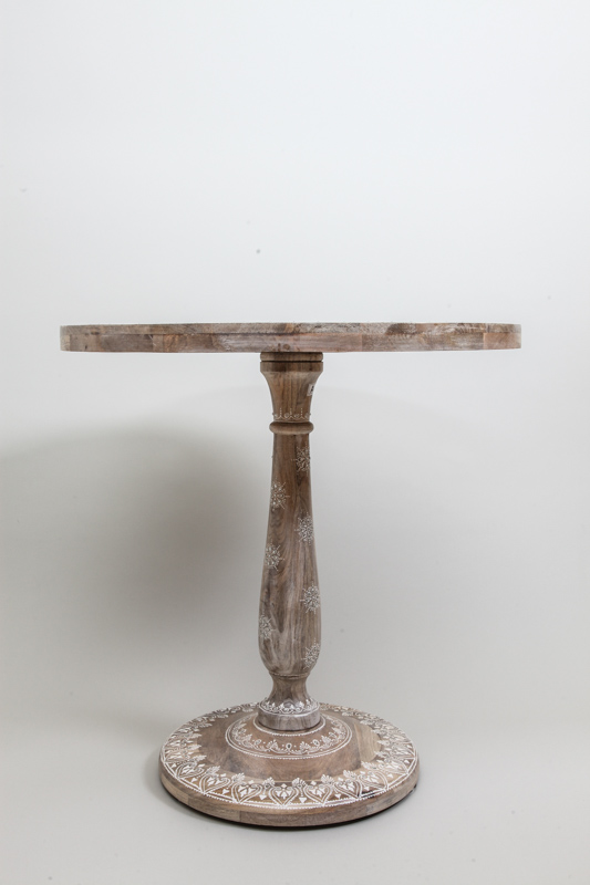 Tisch rund Henna bemalt 75 x 75 cm