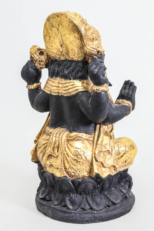 Ganesha schwarz goldfarben 40 cm